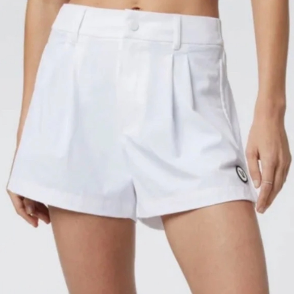 Vuori White Solar Golf Shorts Size XS